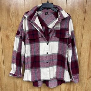 Women’s Flannel Shacket Button Down